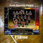 Custom Basketball Sponsor Plaque