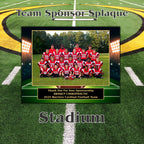 Custom Football Sponsor Plaques