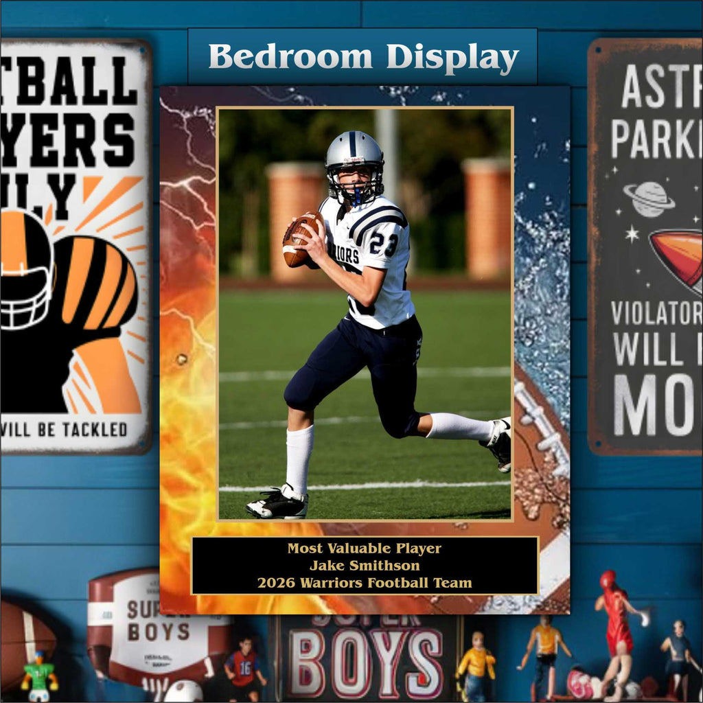 Custom Football Sponsor Plaques