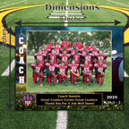 Custom Football Sponsor Plaques