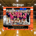 7x9 Custom Volleyball Sponsor Plaques