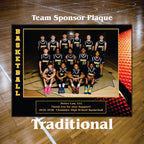 7x9 Custom Sports Sponsor Plaques