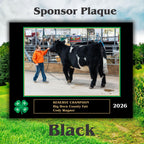 7x9 Custom 4-H Sponsor Plaques