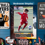 7x9 Custom Soccer Sponsor Plaques