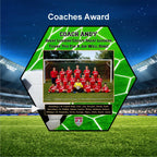 Personalized Soccer Team Sponsor Plaque | Custom Photo Award, Coach Gift