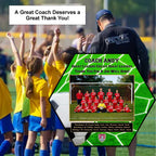 Personalized Soccer Team Sponsor Plaque | Custom Photo Award, Coach Gift