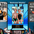 Swimming Sponsor Plaque, Personalized Team Gift, Coach's Award, End of Season Gift