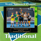 Pickleball Sponsor Plaque, Personalized Team Gift, Coach's Award, End of Season Gift