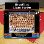 Wrestling Sponsor Plaque, Personalized Team Gift, Coach's Award, End of Season Gift