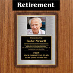Personalized Wood Grain Plaque, Custom Award Plaque, Recognition Gift, Band Music Gift, Retirement Award, Achievement Plaque