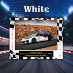 Personalized Racing Plaque - Customized Photo Award - Choose Your Color - Racing Trophy