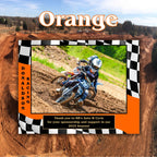 Personalized Racing Plaque - Customized Photo Award - Choose Your Color - Racing Trophy