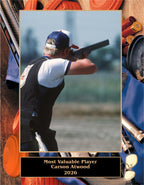 Trap Shooting Sponsor Plaque, Personalized Team Gift, Coach's Award, End of Season Gift