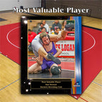 Wrestling Sponsor Plaque, Personalized Team Gift, Coach's Award, End of Season Gift