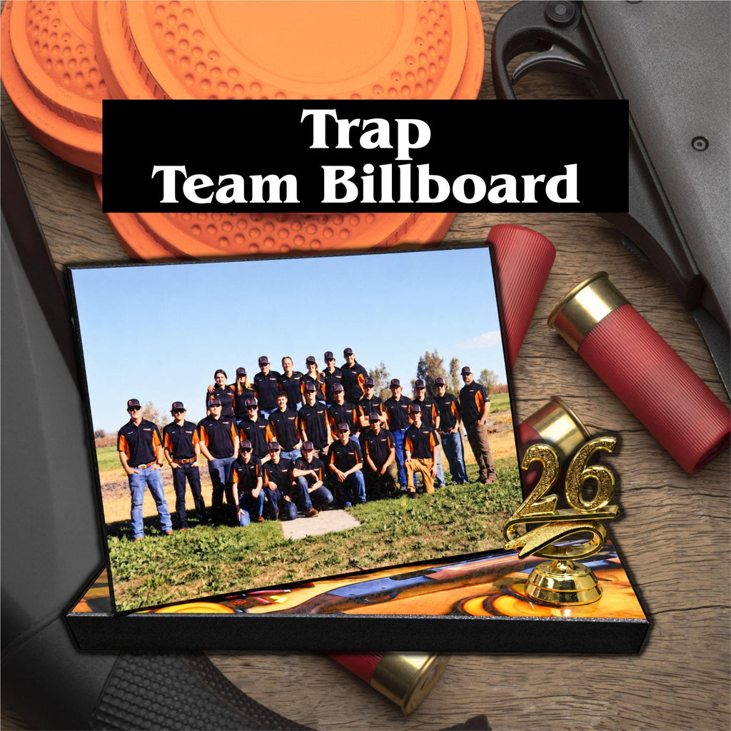 Trap Team Billboard, Personalized Team Photo Display, End of Season Keepsake, Championship Team Gift, Custom Trap Award