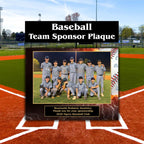 7x9 Custom Sports Sponsor Plaques