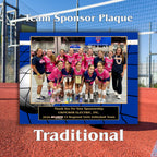 7x9 Custom Sports Sponsor Plaques